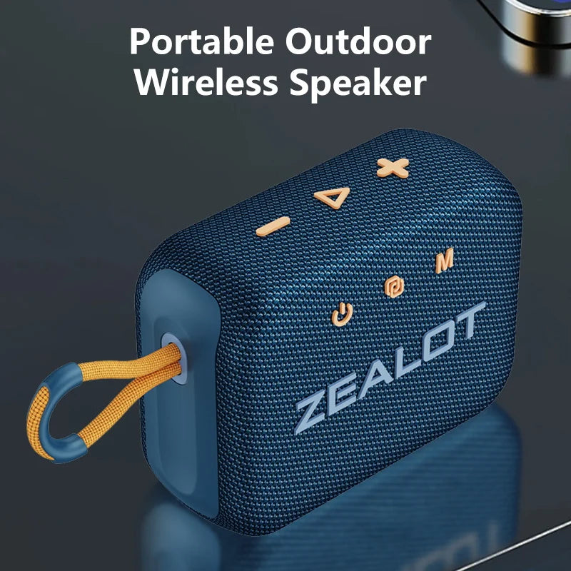 ZEALOT S75 Portable Bluetooth Speaker - 10W IPX6 Waterproof Outdoor Subwoofer