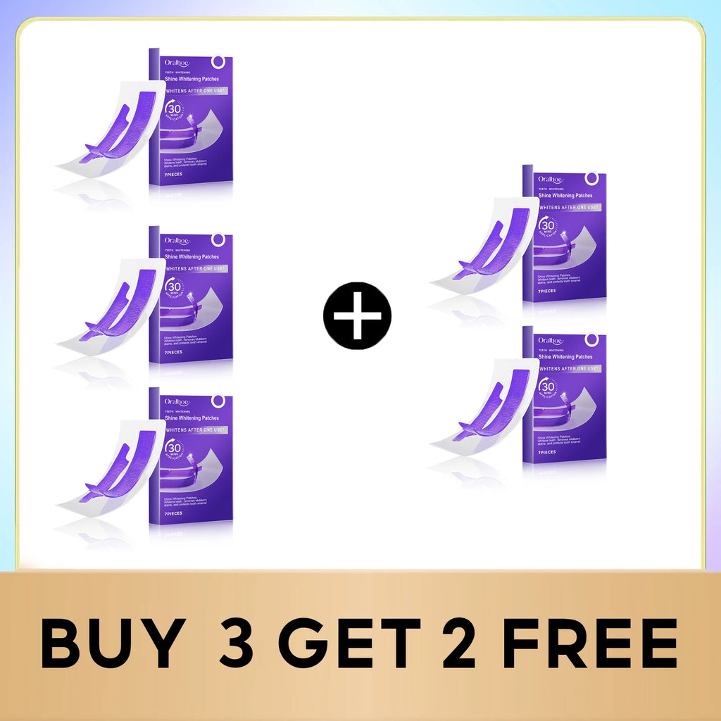 Purple Teeth Whitening Strips Lighten Yellow Tooth Brightener Remove Smoking Coffee Tea Stains Reduce Plaque Bleach Teeth Patch