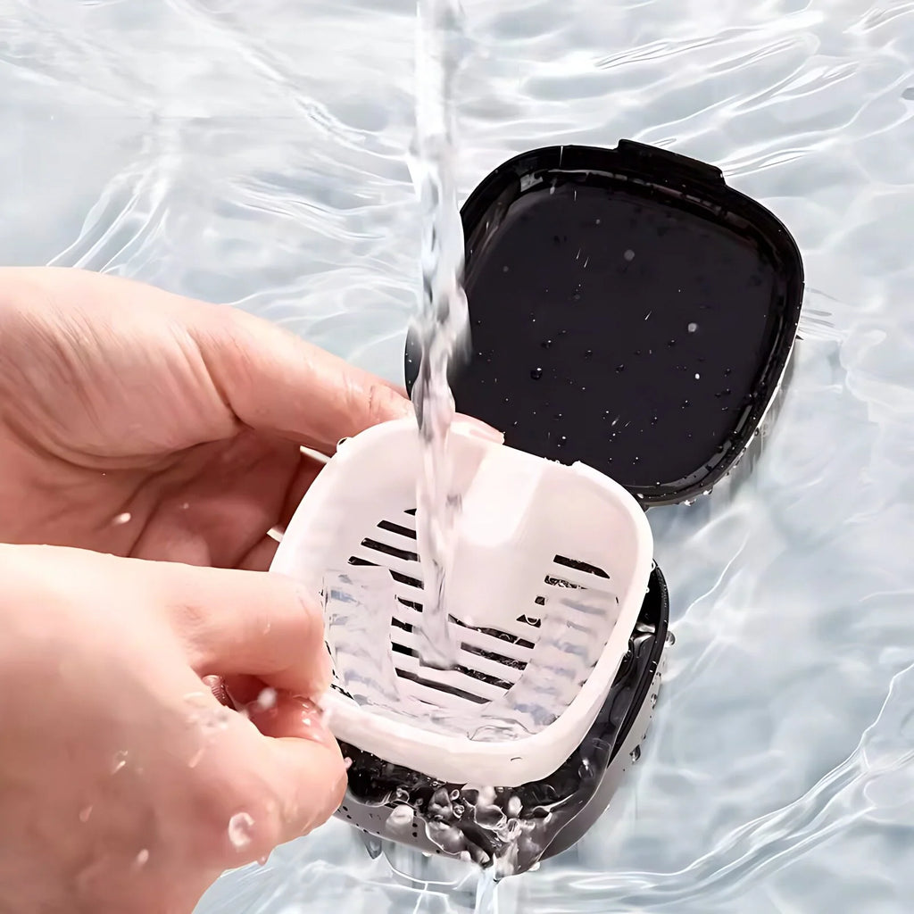 1Pc Retainer Case Portable Mouth Guard Box Oral Cleaning False Teeth Denture Storage Box Teeth Aligner Braces Box Orthodontic