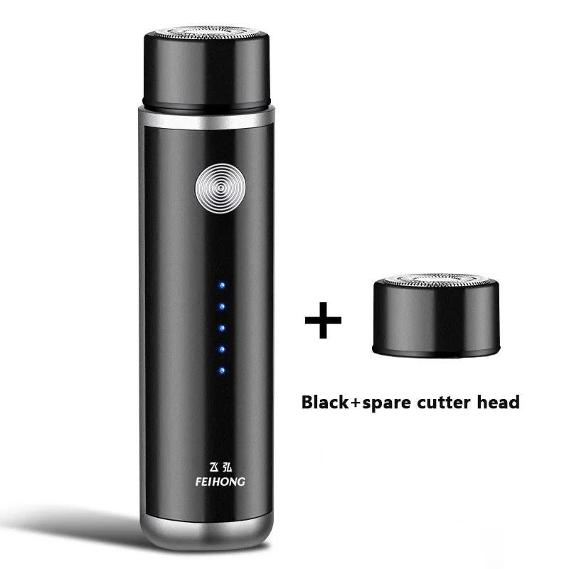 Men's Mini Electric Shaver – USB Rechargeable Travel Razor