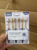 High Quality Wide Head Household 6-pack Adult Soft Bristled Toothbrush For Both Men And Women, Soft And Delicate Details