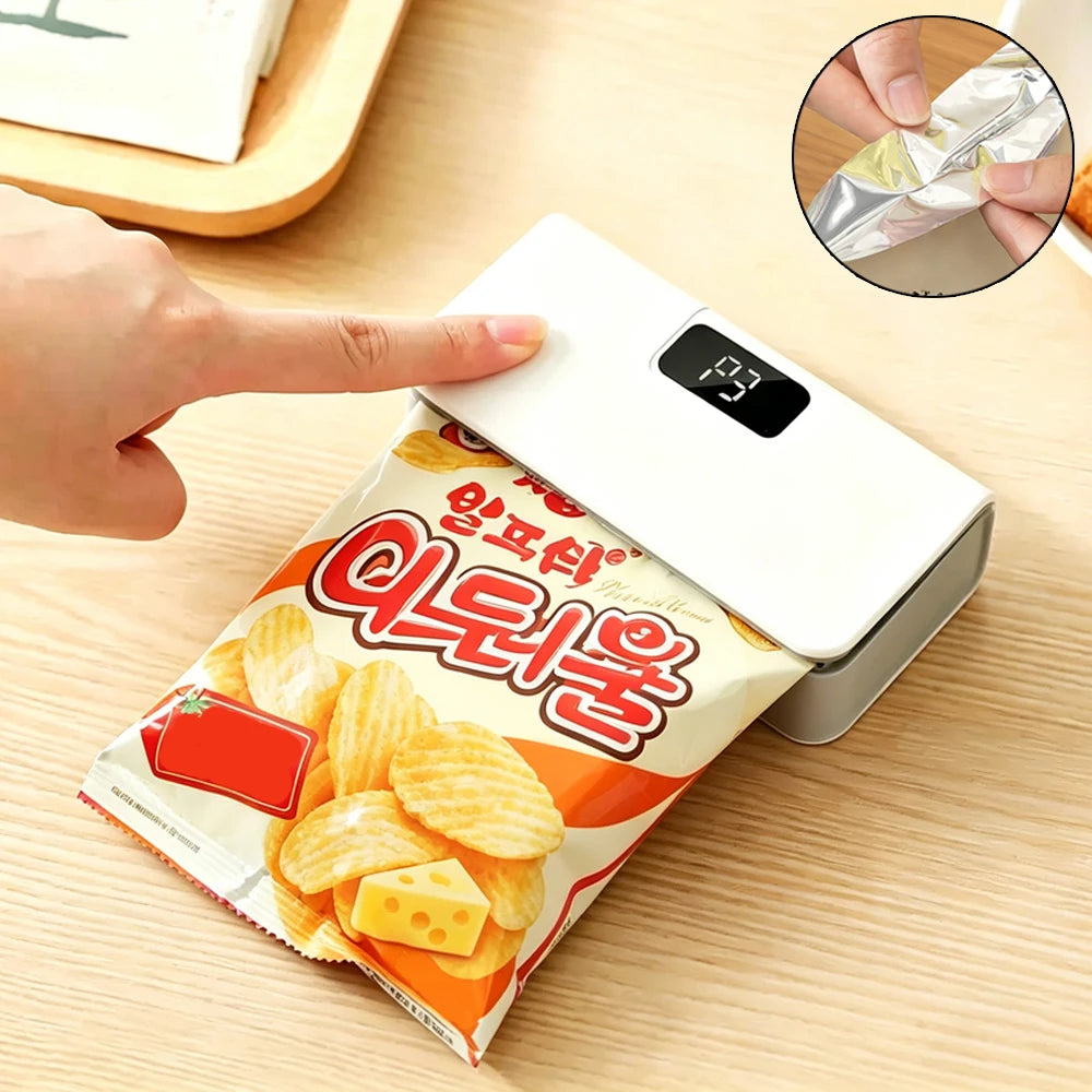 Rechargeable Handheld Mini Heat Sealer for Plastic Bags