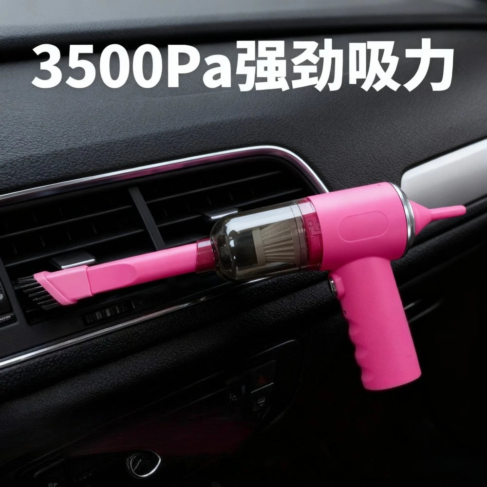 Cordless Handheld Car Vacuum Cleaner - 12V Portable Auto Interior Vacuum