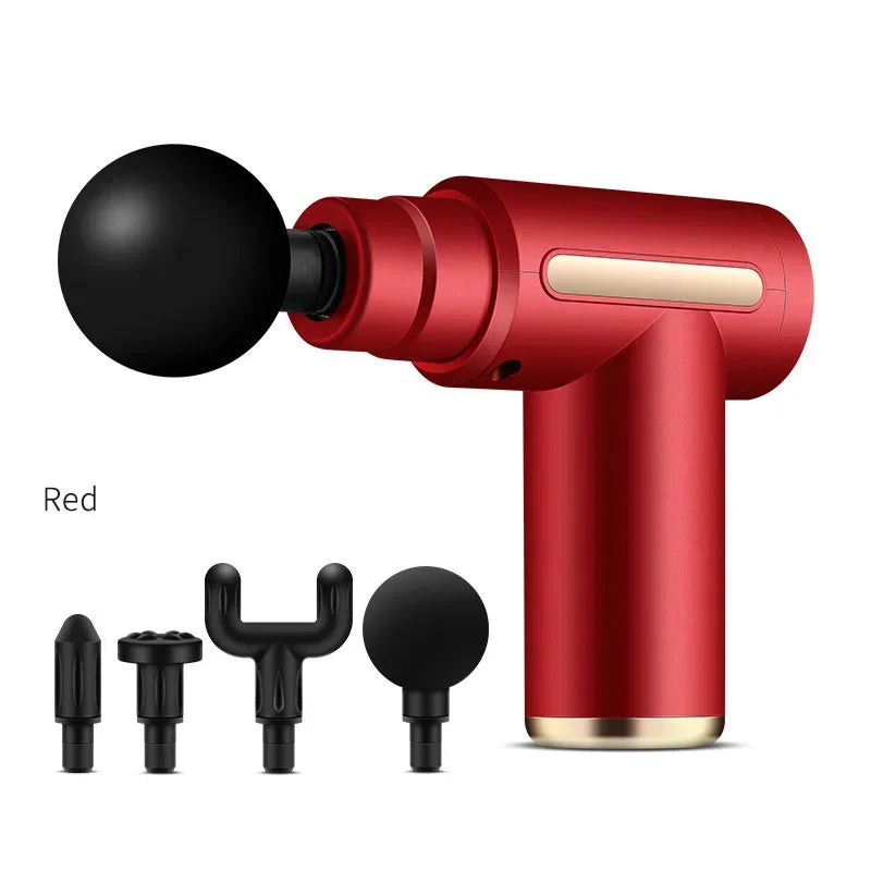 Portable USB Rechargeable Massage Gun, Handheld Percussion Massager