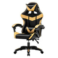 Ergonomic Gaming Chair with Footrest and Lumbar Support