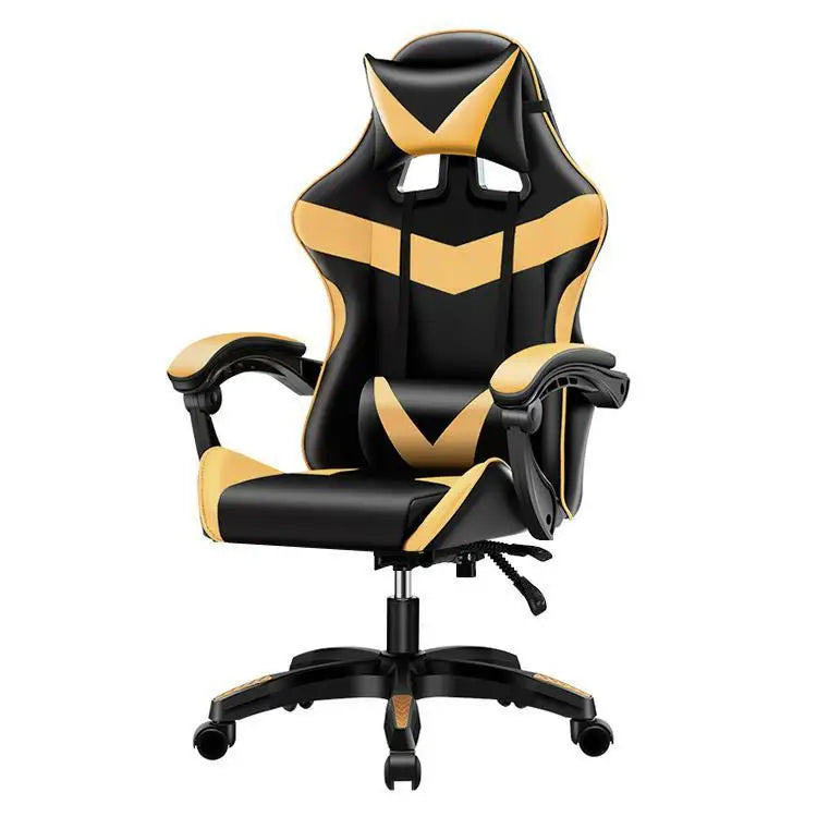 Ergonomic Gaming Chair with Footrest and Lumbar Support