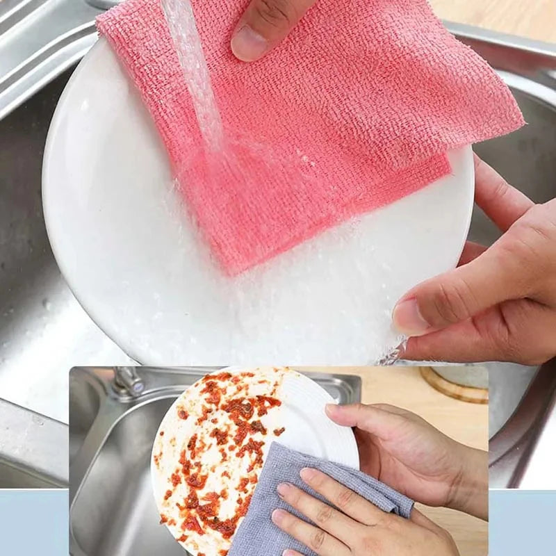 Reusable Microfibre Cleaning Cloth Roll – Tear-Off Kitchen Towels