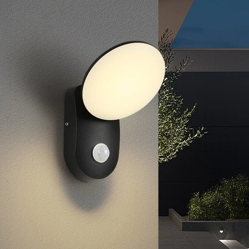12W IP65 Outdoor LED Wall Light – Optional Motion Sensor