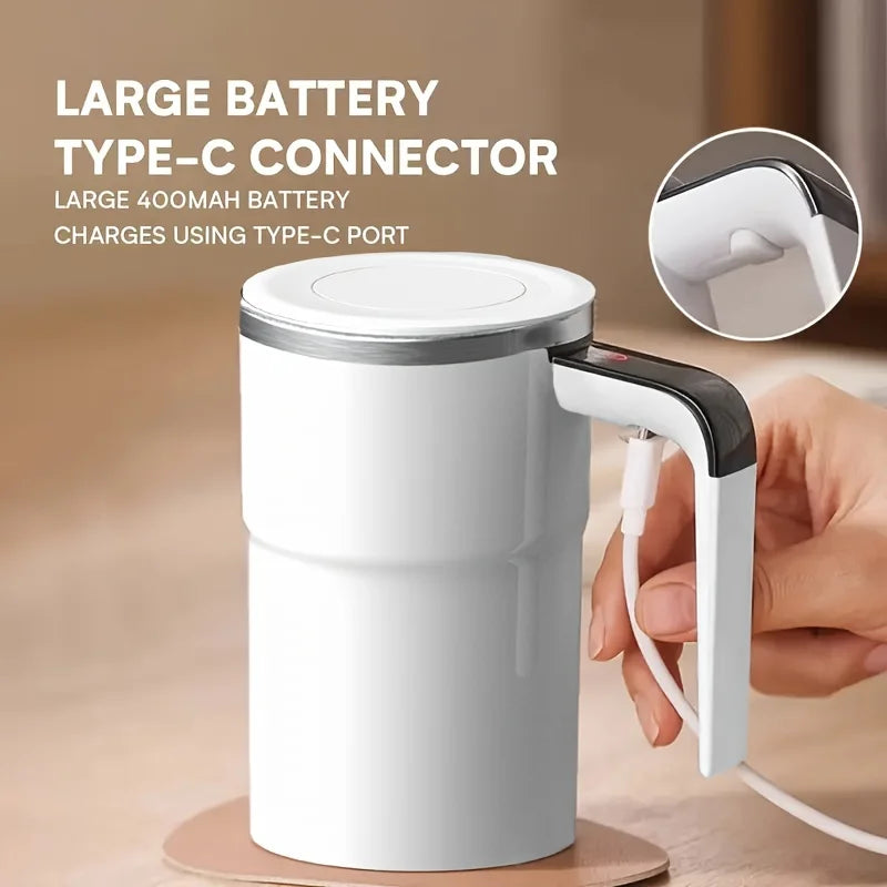 380ml Self-Stirring Mug with Digital Temperature Display