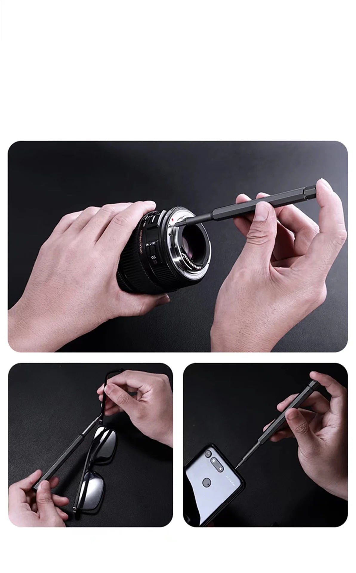 25-in-1 Magnetic Precision Screwdriver Set with 24 Bits