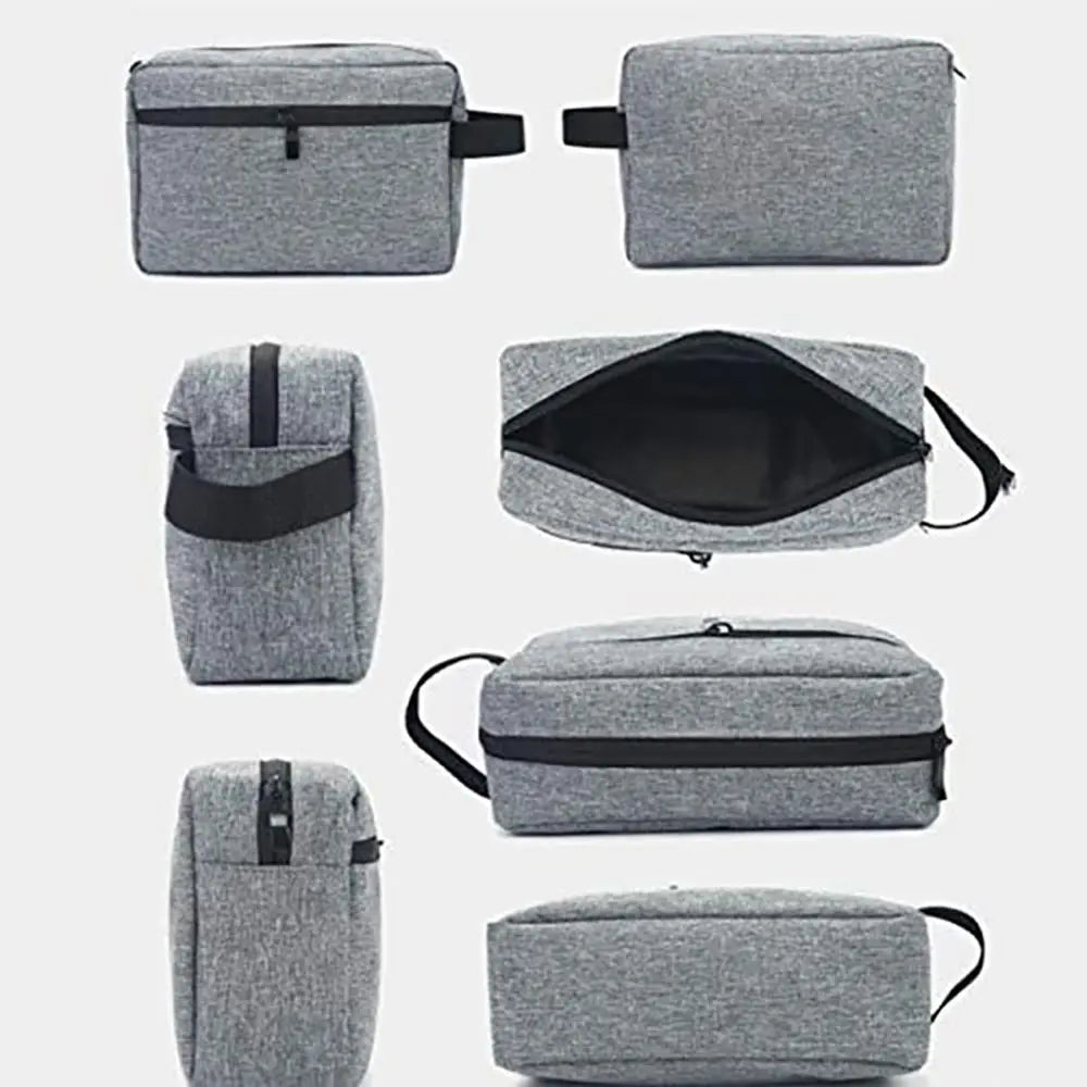 Fashion Electronic Digital Canvas Waterproof Cosmetic Bags Storage Pouch Makeup Necessities Case Wash Handbag