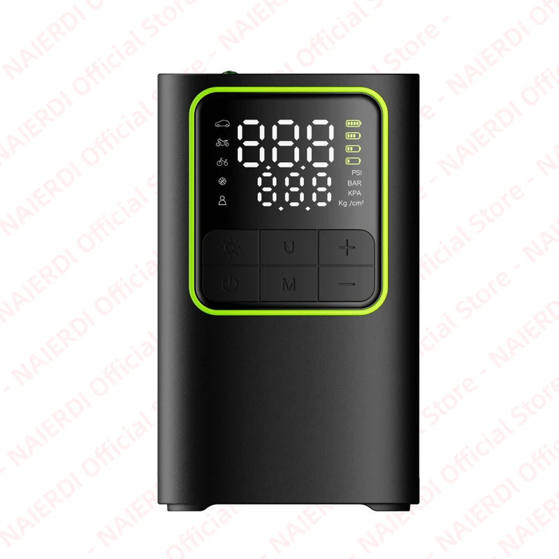 Portable Digital Tire Inflator, Wireless with LED Light