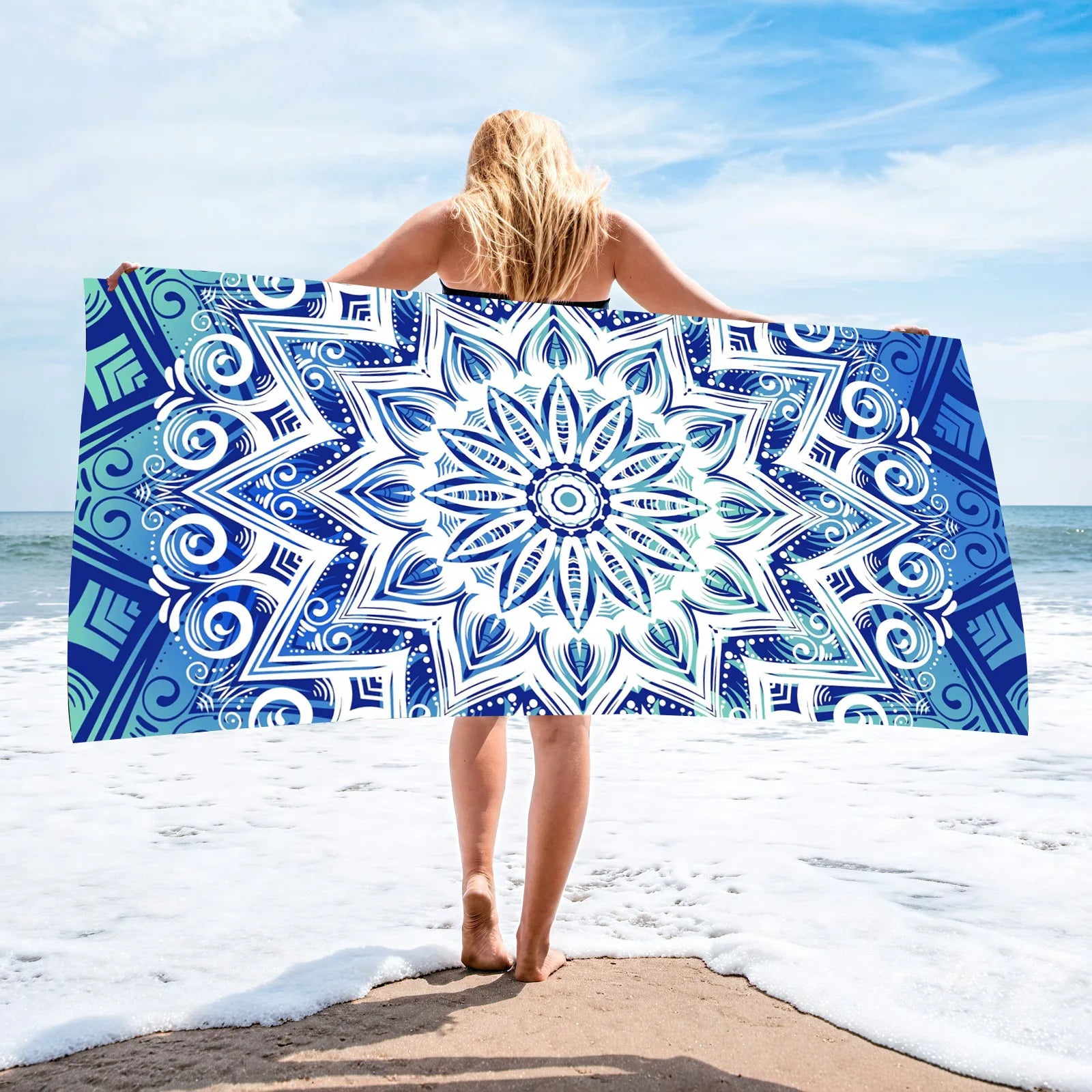 Microfiber Beach TowelLarge Quick-drying sunscreen for Adults  Absorbent Bath Towel Travel Swimming Pool Towel outdoor