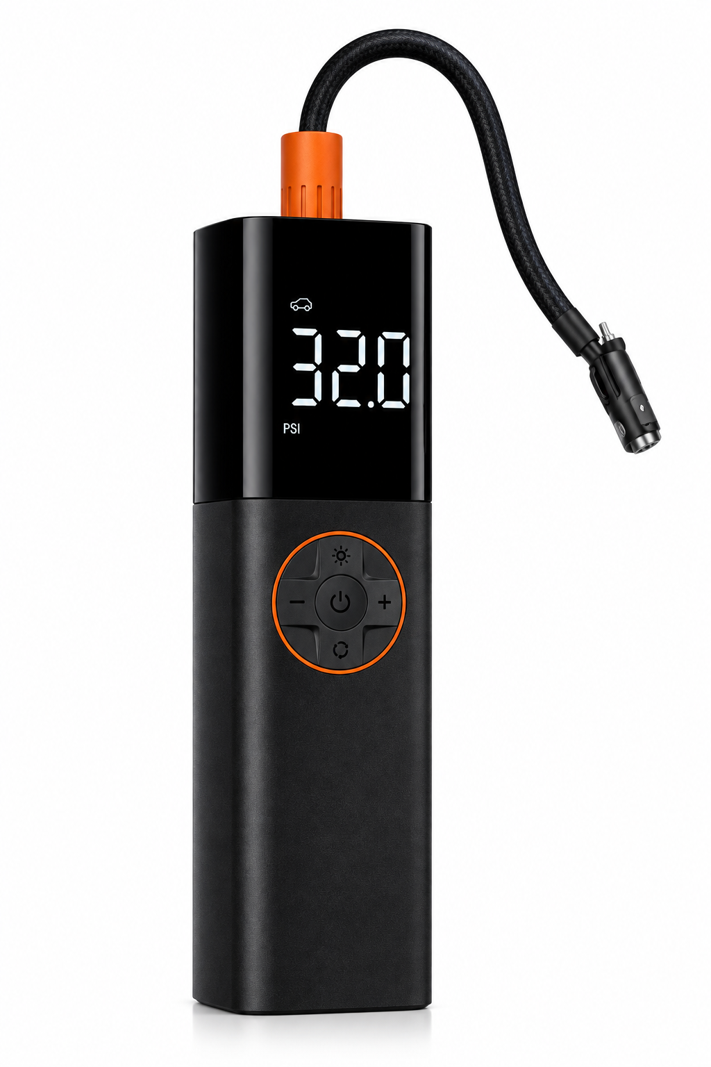 12V tire inflator hero image, white background