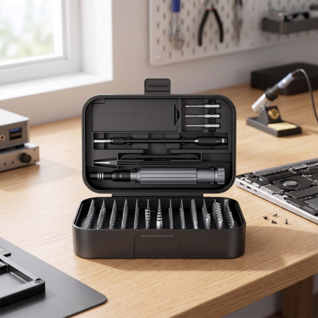 Precision Screwdriver & Electronics Repair Tool Kit with Case