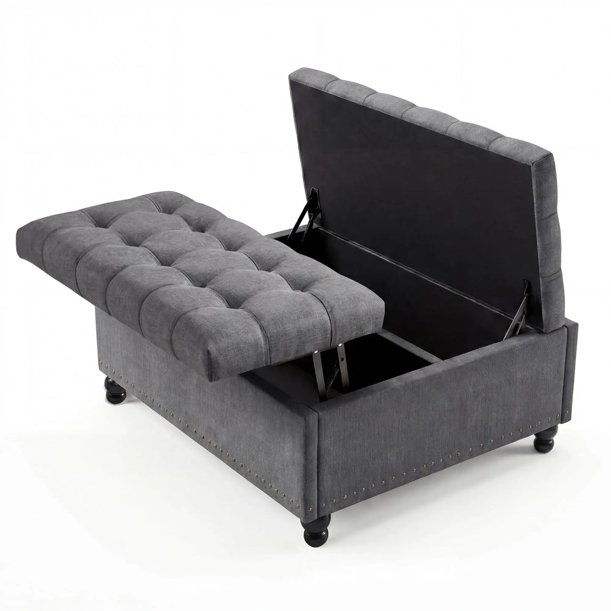 36-Inch Lift-Top Storage Ottoman, 169L