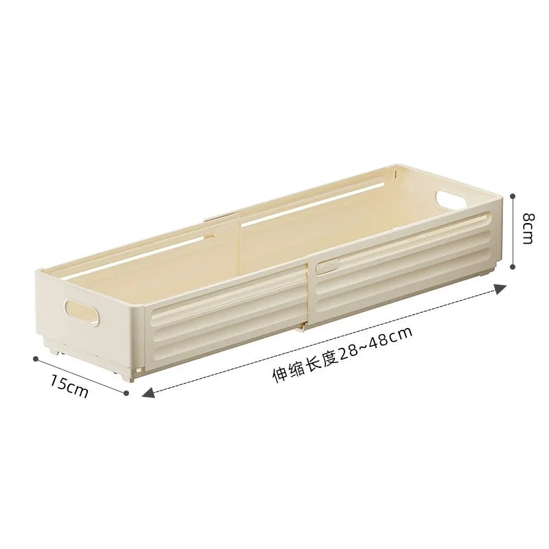 Adjustable Drawer Organiser Basket for Cabinets and Shelves