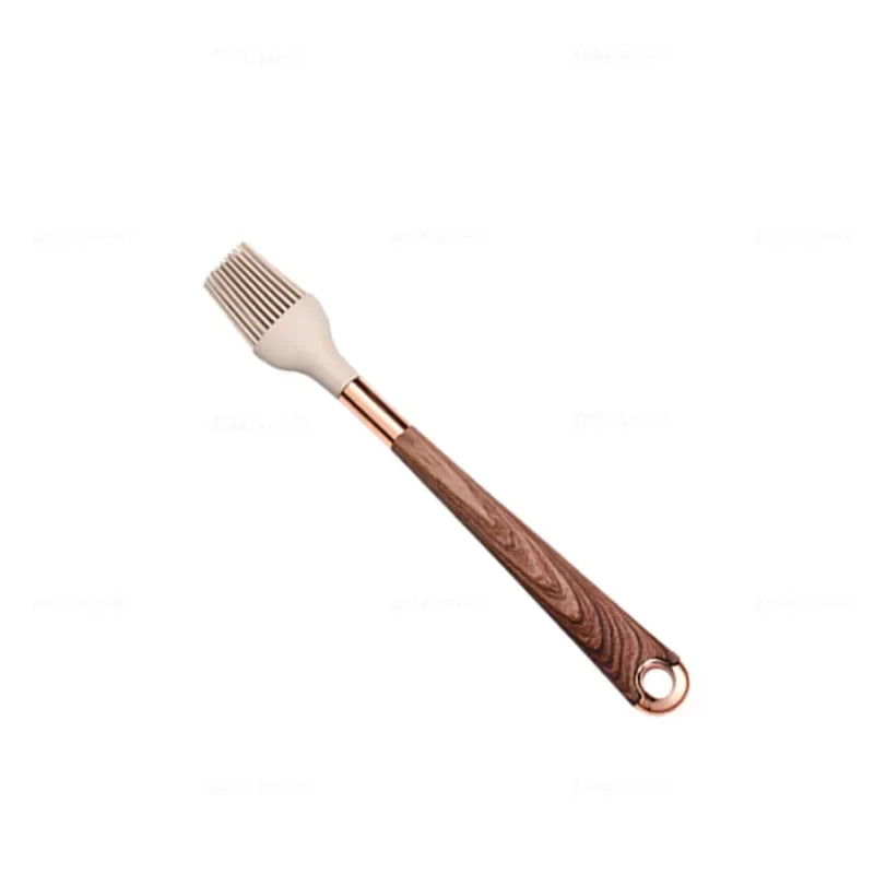 Silicone Kitchen Utensil with Rose-Gold-Tone Handle – Choice of Style