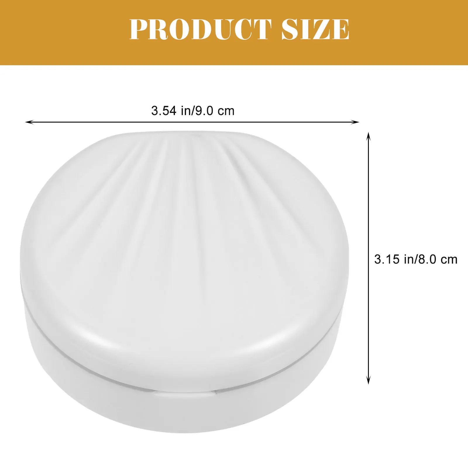Small Denture Box Portable Orthodontic Retainer Case for Braces False Teeth Mouth Guard Compact Breathable Travel Denture