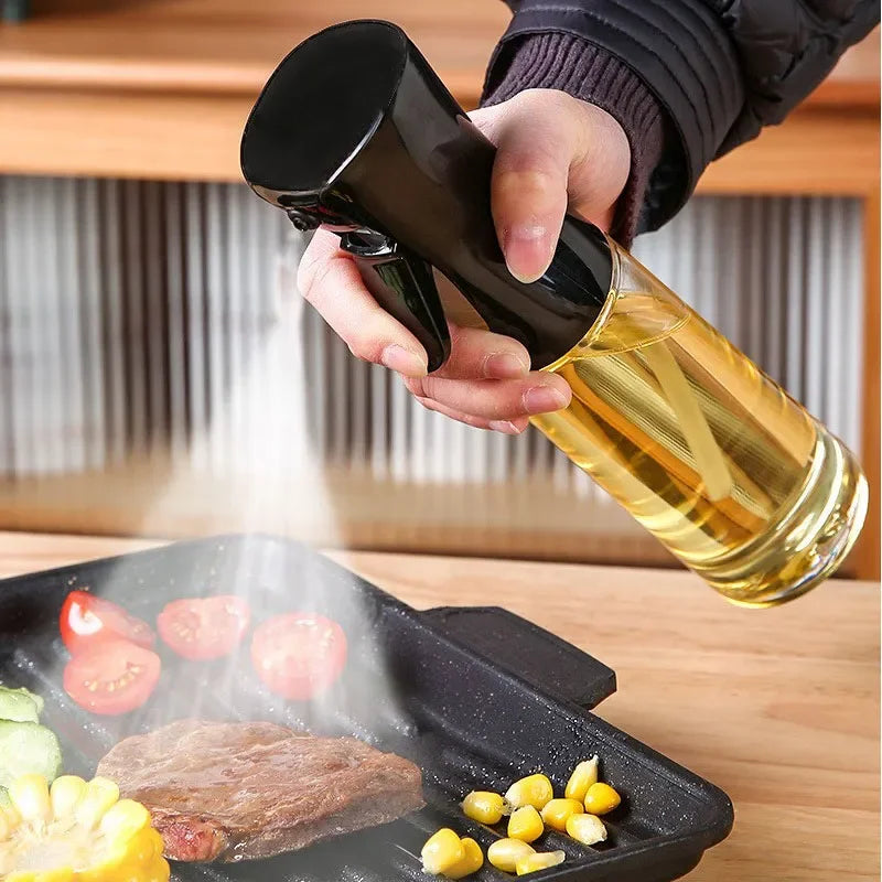 Oil Spray Bottle for Cooking & BBQ – 200ml, 300ml & 500ml | Available with Oil Brush