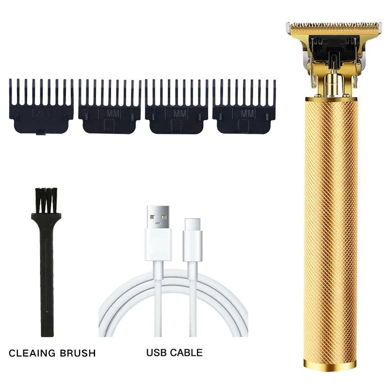 T9 Cordless Hair Clipper with Anti-Slip Grip, 4 Guide Combs and USB-C Charging