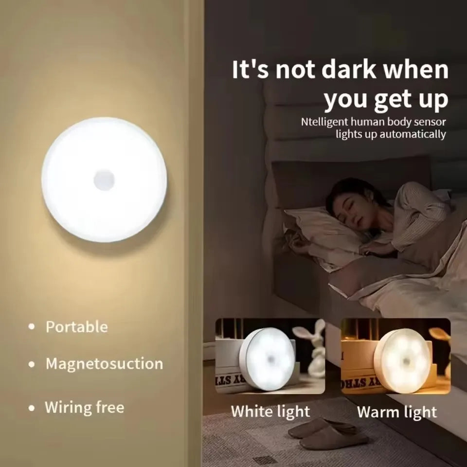 USB Rechargeable LED Night Light with Touch Control