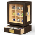 Wooden Watch Storage Box with Drawer