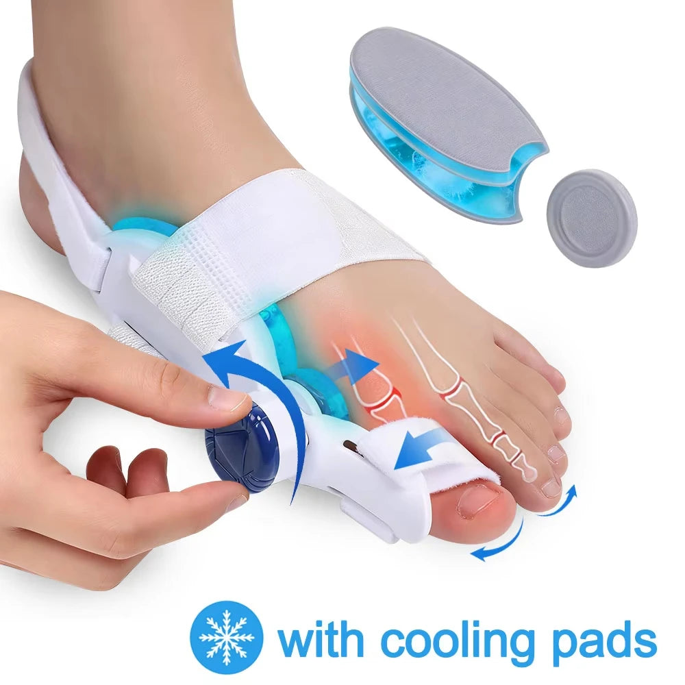 Adjustable Bunion Toe Splint with Gel Pad – 1 Piece