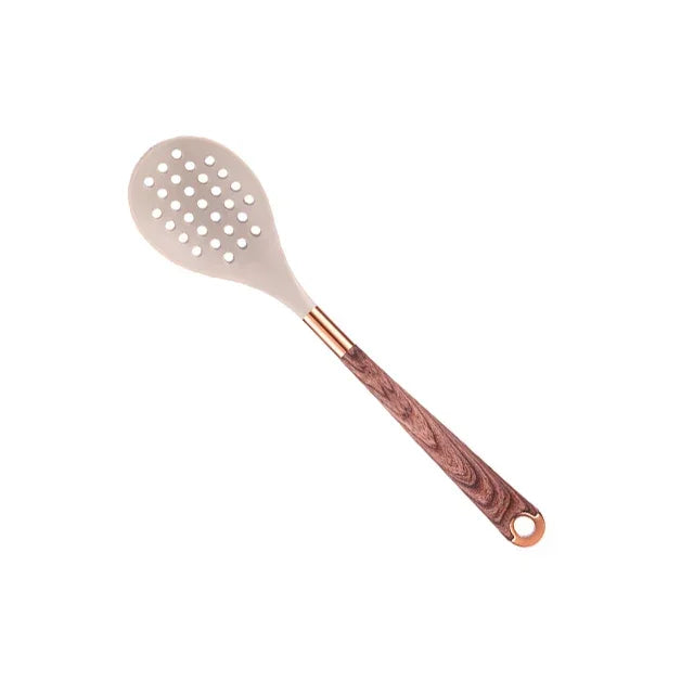 Silicone Kitchen Utensil with Rose-Gold-Tone Handle – Choice of Style