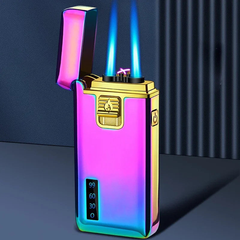 Dual-Purpose Gas & Electric Lighter with USB Charging
