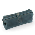 Genuine Leather Makeup Purse Organizer Bag for Perfumes and Cosmetic Outdoor Travel Large Capacity Cowhide Wash Bag Unisex