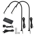 Dimmable LED Reading Lamps with Flexible Gooseneck – Set of 2