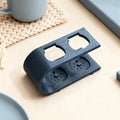 Two-Hole Toothbrush Holder for Countertop, Electric Toothbrush Storage Rack Bathroom Tools, Suitable for Organizing Toothbrushes