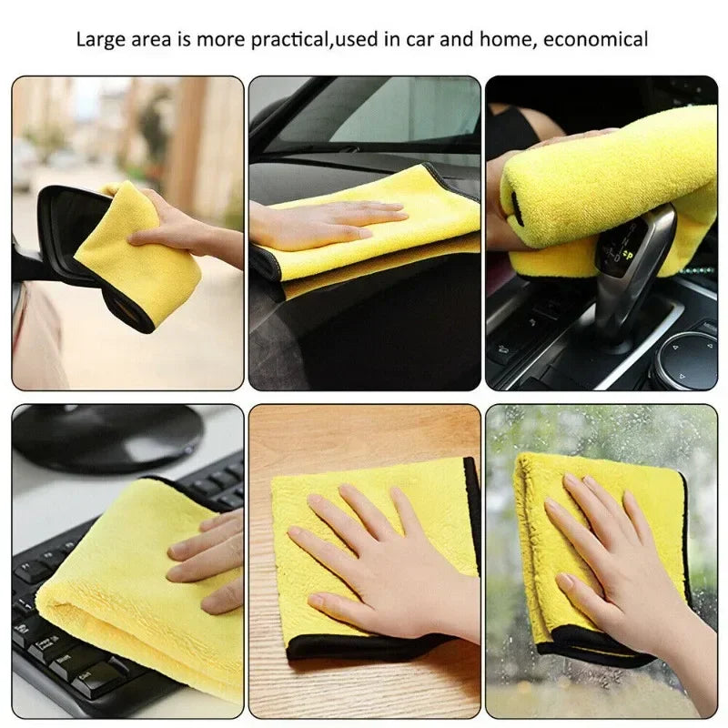 Microfibre Car Cleaning & Drying Cloths – 1, 5 or 10 Pack