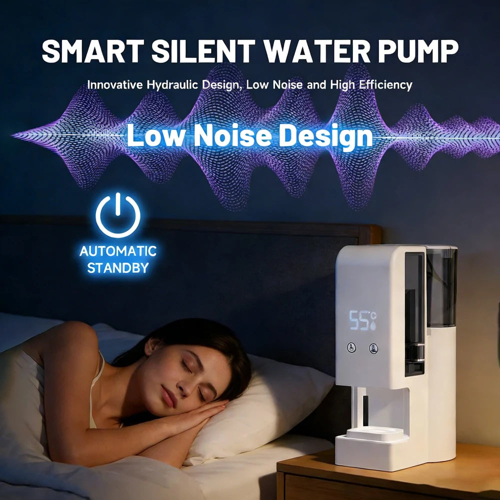 Warm Face Towel Dispenser with Temperature Display