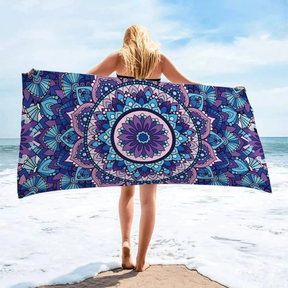 Microfiber Beach TowelLarge Quick-drying sunscreen for Adults  Absorbent Bath Towel Travel Swimming Pool Towel outdoor
