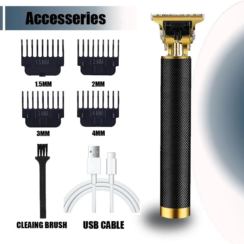 Vintage T9 Cordless Hair Trimmer & Accessory Options