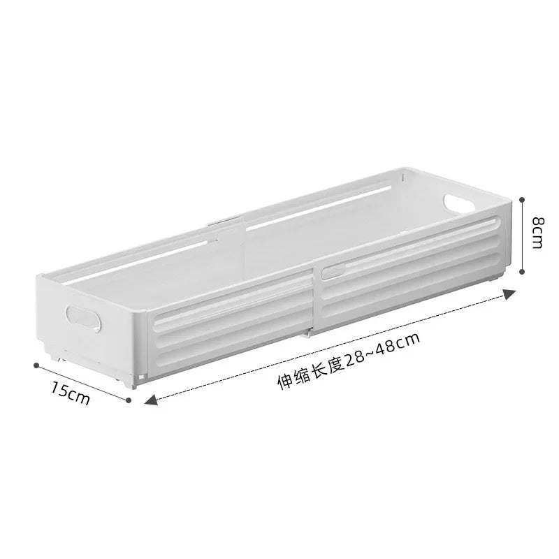 Adjustable Drawer Organiser Basket for Cabinets and Shelves