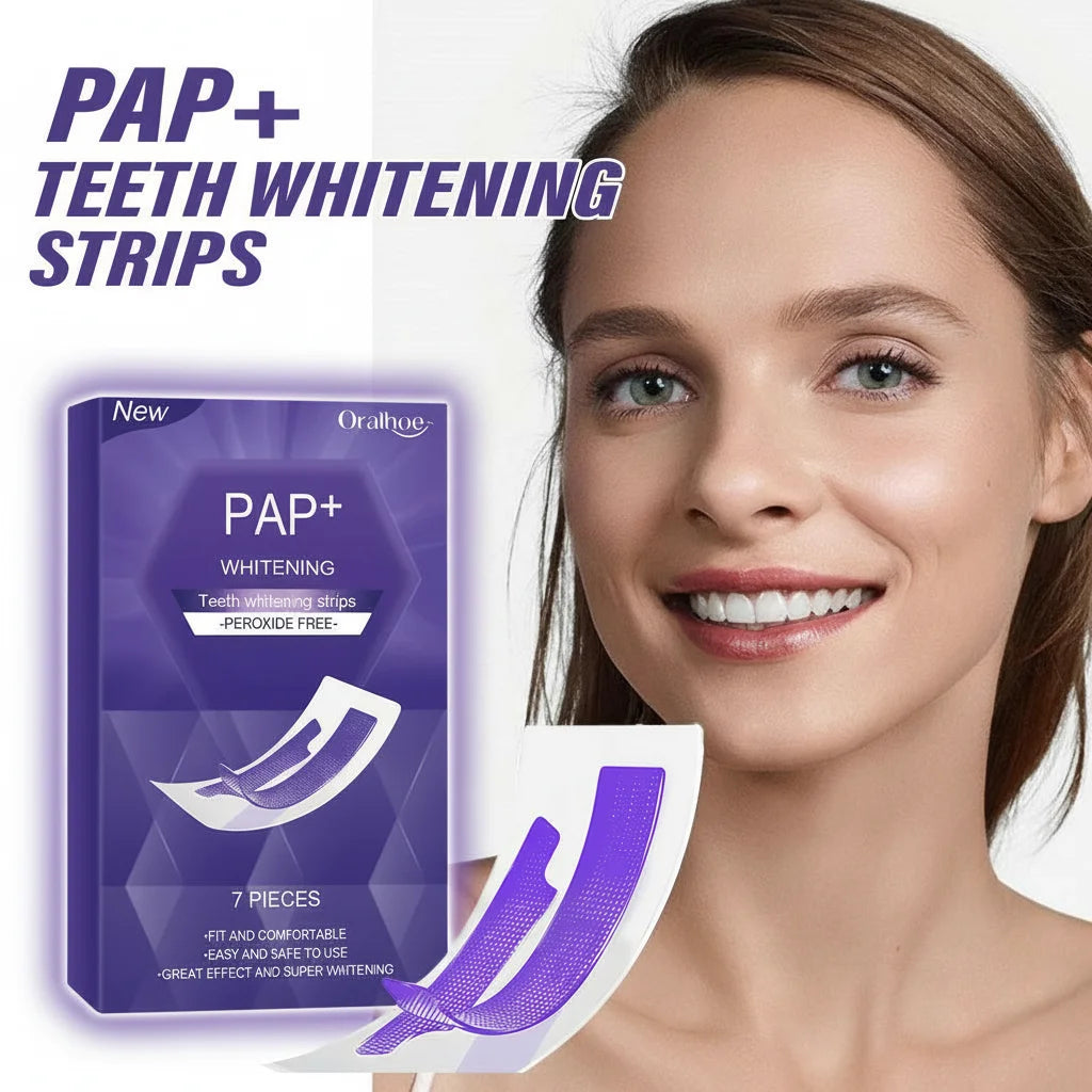 Purple Teeth Whitening Strips Bleaching Stains Remove Oral Whitening Supplies Tooth Stickers Remove Stains Care Stripes