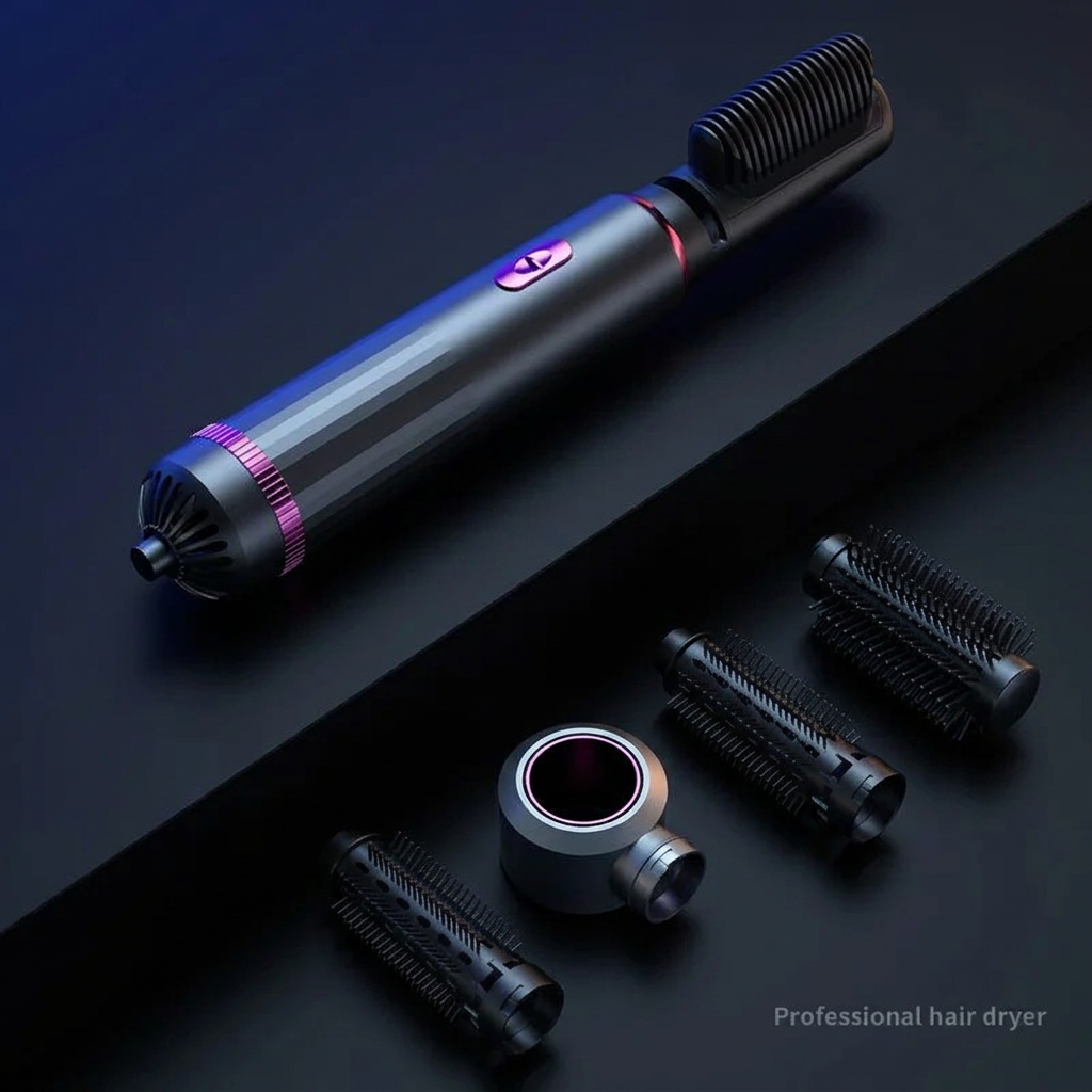 3-in-1 Hair Dryer & Hot Air Brush Styling Set