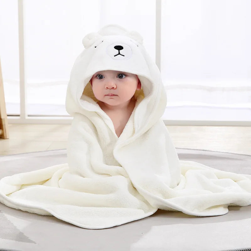 Soft Newborn Swaddle Blanket 5-in-1 Set Air-Conditioner Quilt Bath Towel Cozy Spring Autumn Baby
