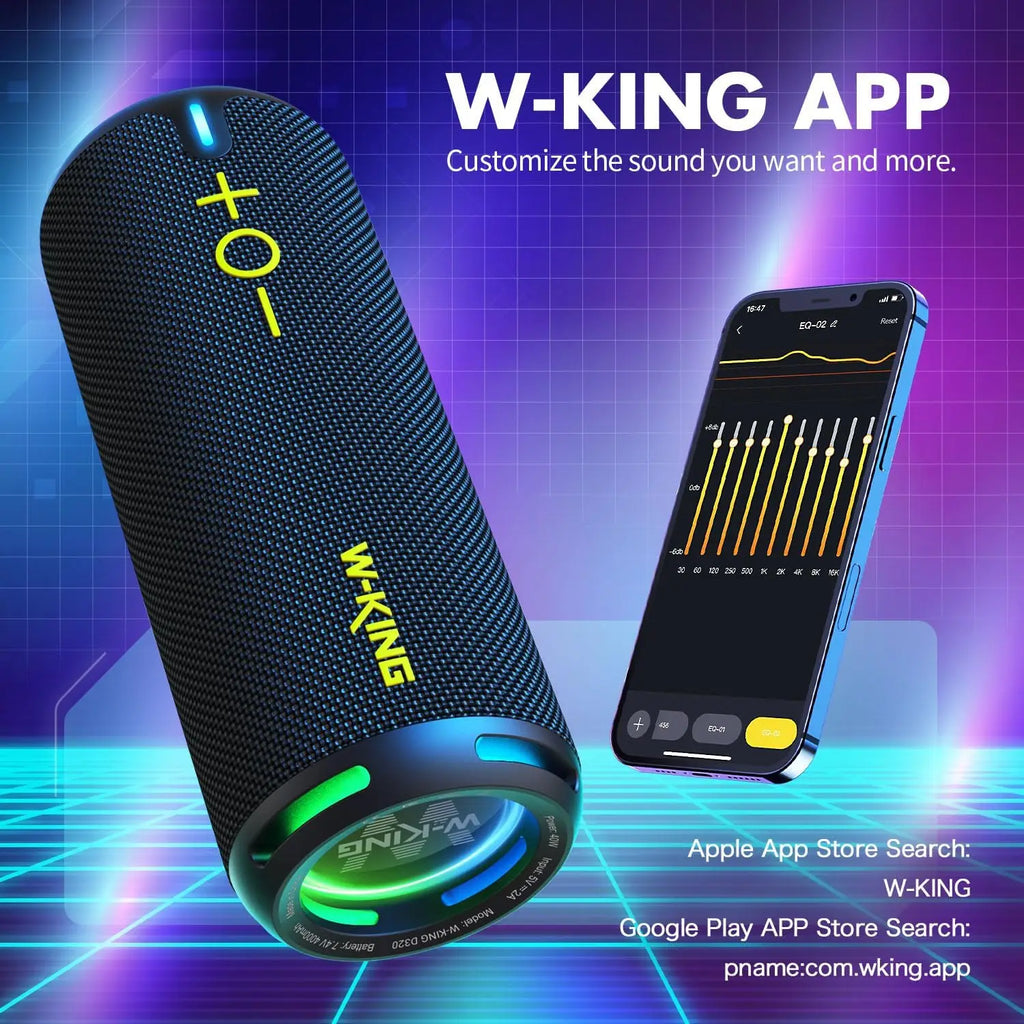 W-KING D320 40 W Portable Bluetooth Speaker, IP67