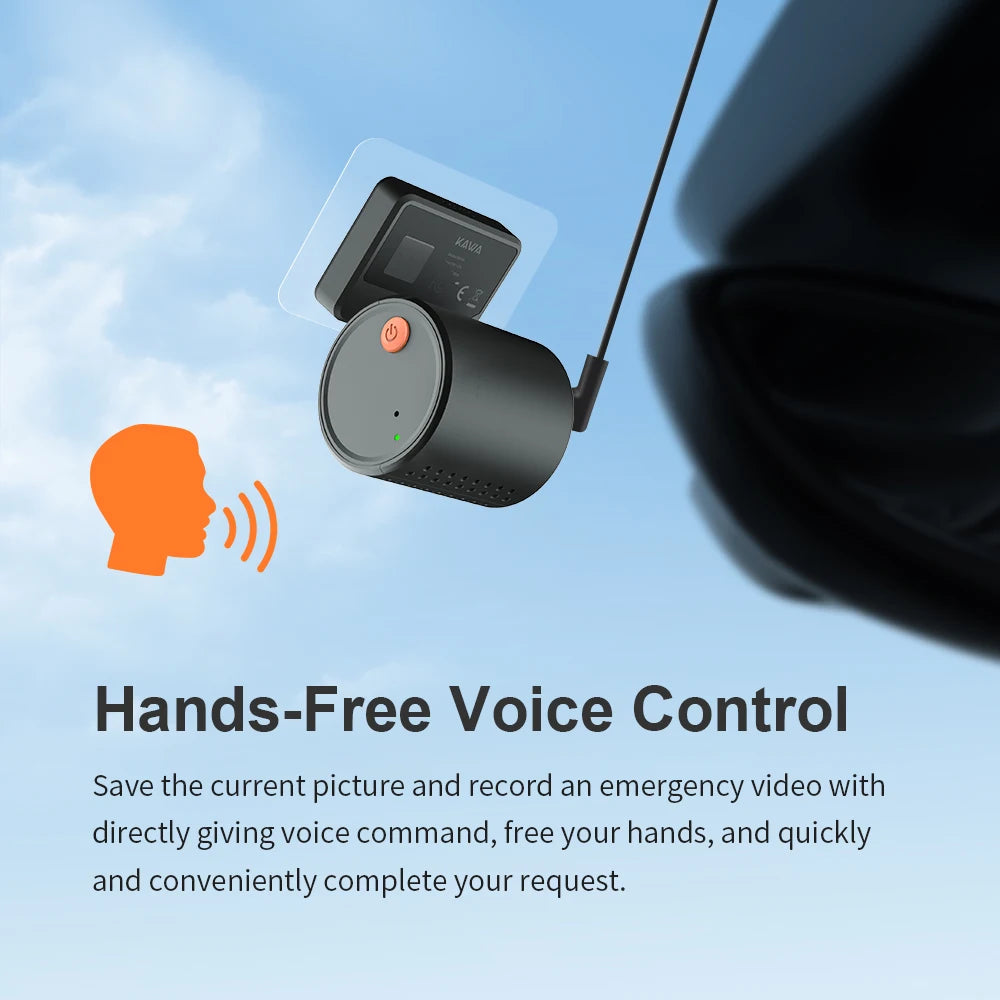 KAWA MINI 3 1296p Mini Dash Cam with Wi-Fi & Supercapacitor