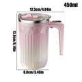 450ml Rechargeable Self-Stirring Mug with Temperature Display