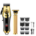 T9 Cordless Hair Clipper with Anti-Slip Grip, 4 Guide Combs and USB-C Charging