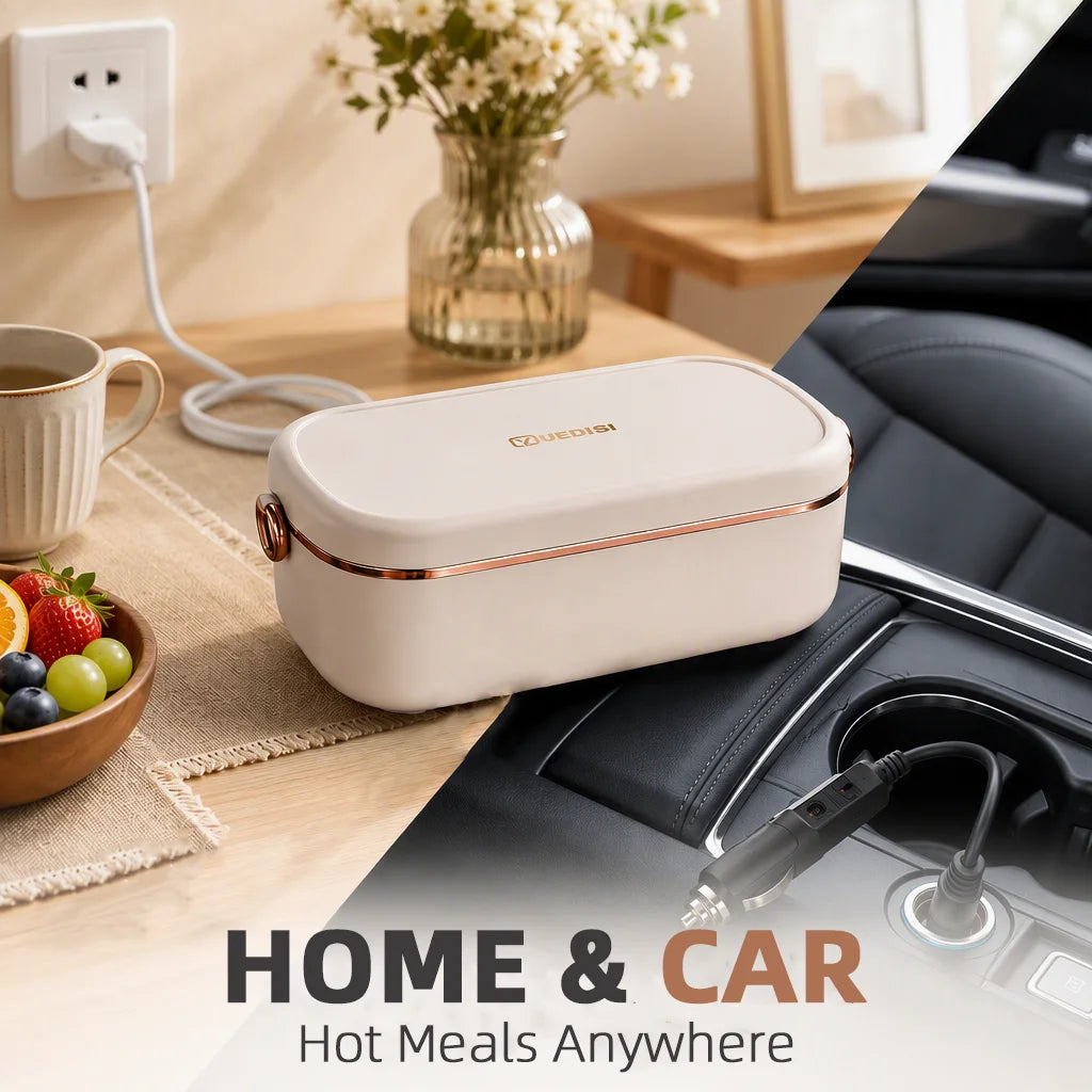 Portable Electric Heated Lunch Box for Work and Travel