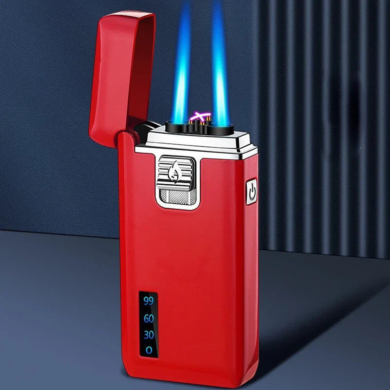 Dual-Purpose Gas & Electric Lighter with USB Charging