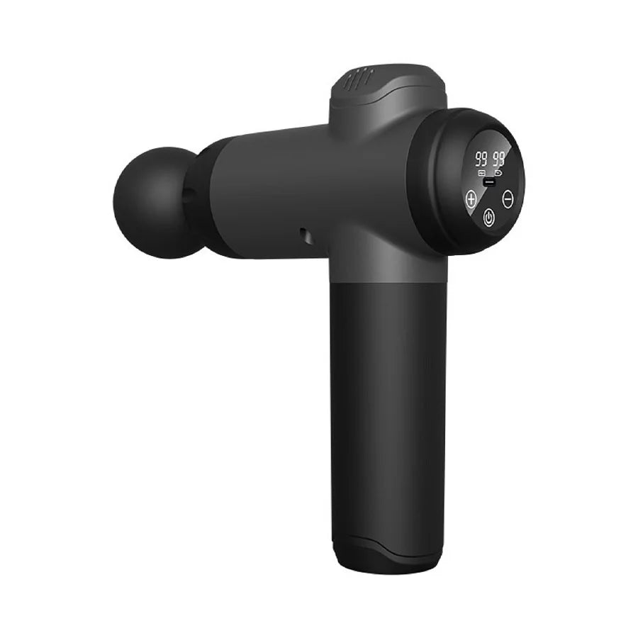 Rechargeable Massage Gun with Adjustable Speeds and Interchangeable Heads