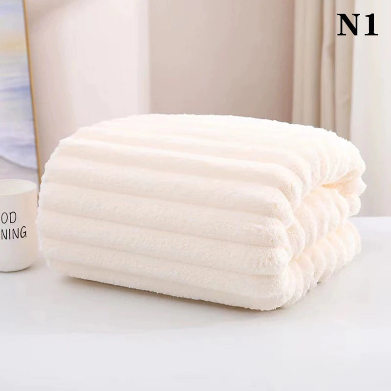 Household Wrap Bath Towel Soft Thickened Absorbent Sports Towel Beach Towel