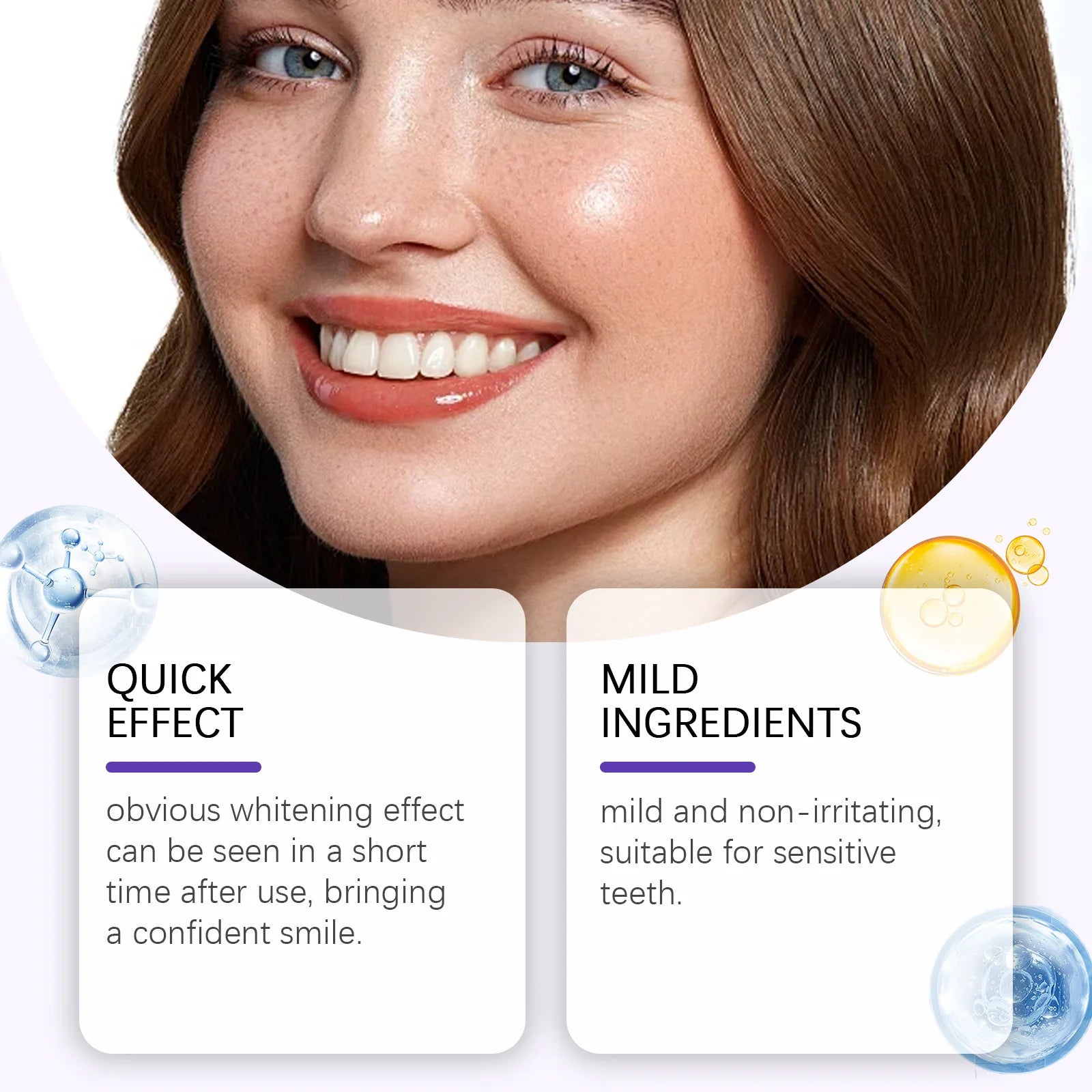 Purple Teeth Whitening Strips Lighten Yellow Tooth Brightener Remove Smoking Coffee Tea Stains Reduce Plaque Bleach Teeth Patch